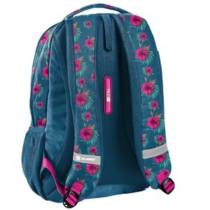 Iskolai hátizsák Barbie Rózsaszín virágok-6